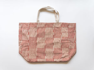 Geometric Madder Tote